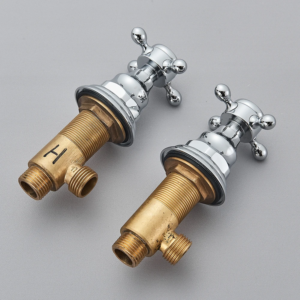 2pc Bath Faucet Switch Handles - Basin Mixer Cartridge ulasan dan harga