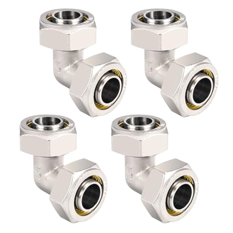 DTA4-Brass-Nickel Plated Air L - Compression Fitting Brass ulasan dan harga