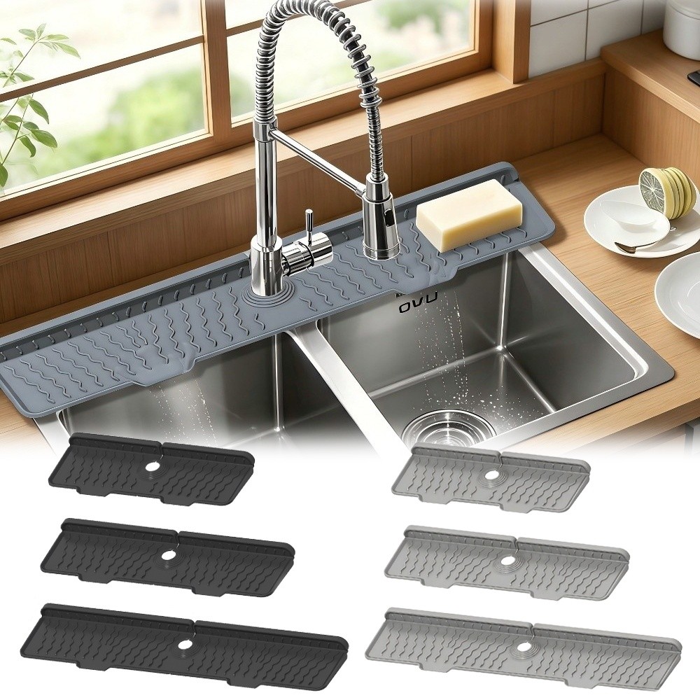 New Silicone Faucet Drain Mat  - Silicone Tap Washer ulasan dan harga