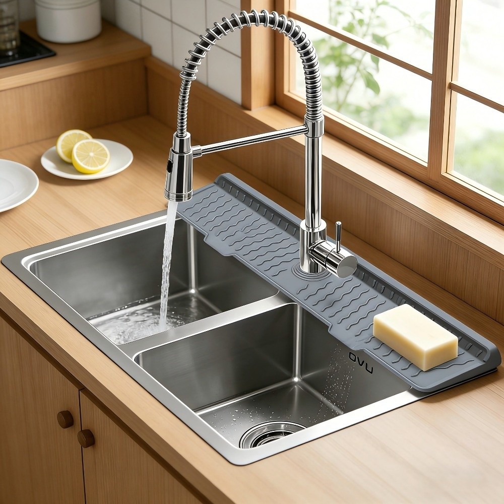 New Silicone Faucet Drain Mat  - Silicone Tap Washer ulasan dan harga