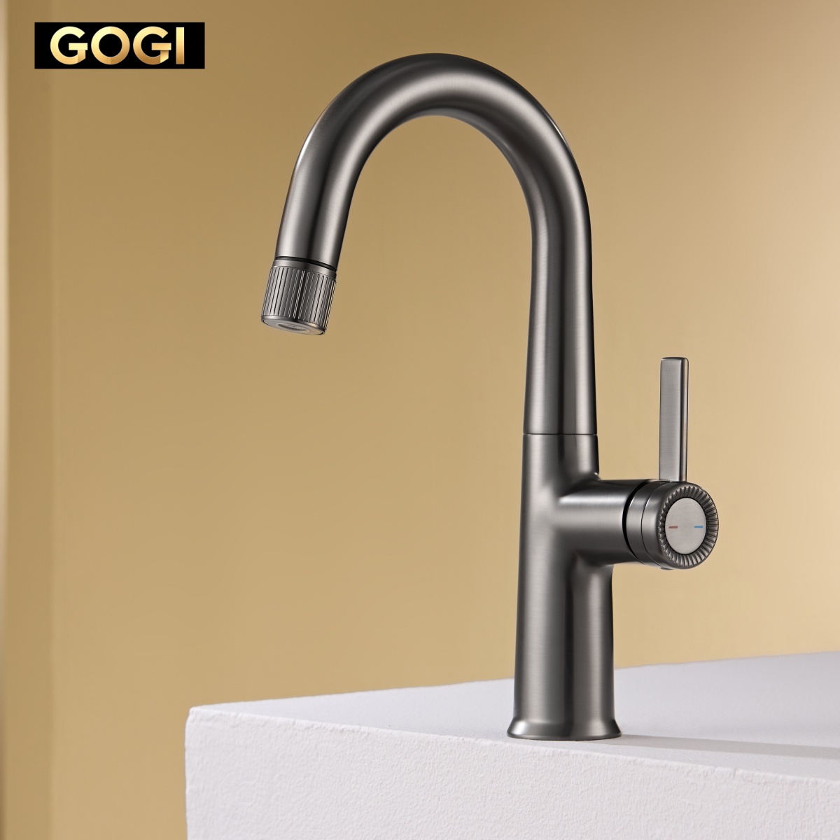 GOGI Solid Brass Gun Gray Pull - Basin Mixer Cartridge ulasan dan harga