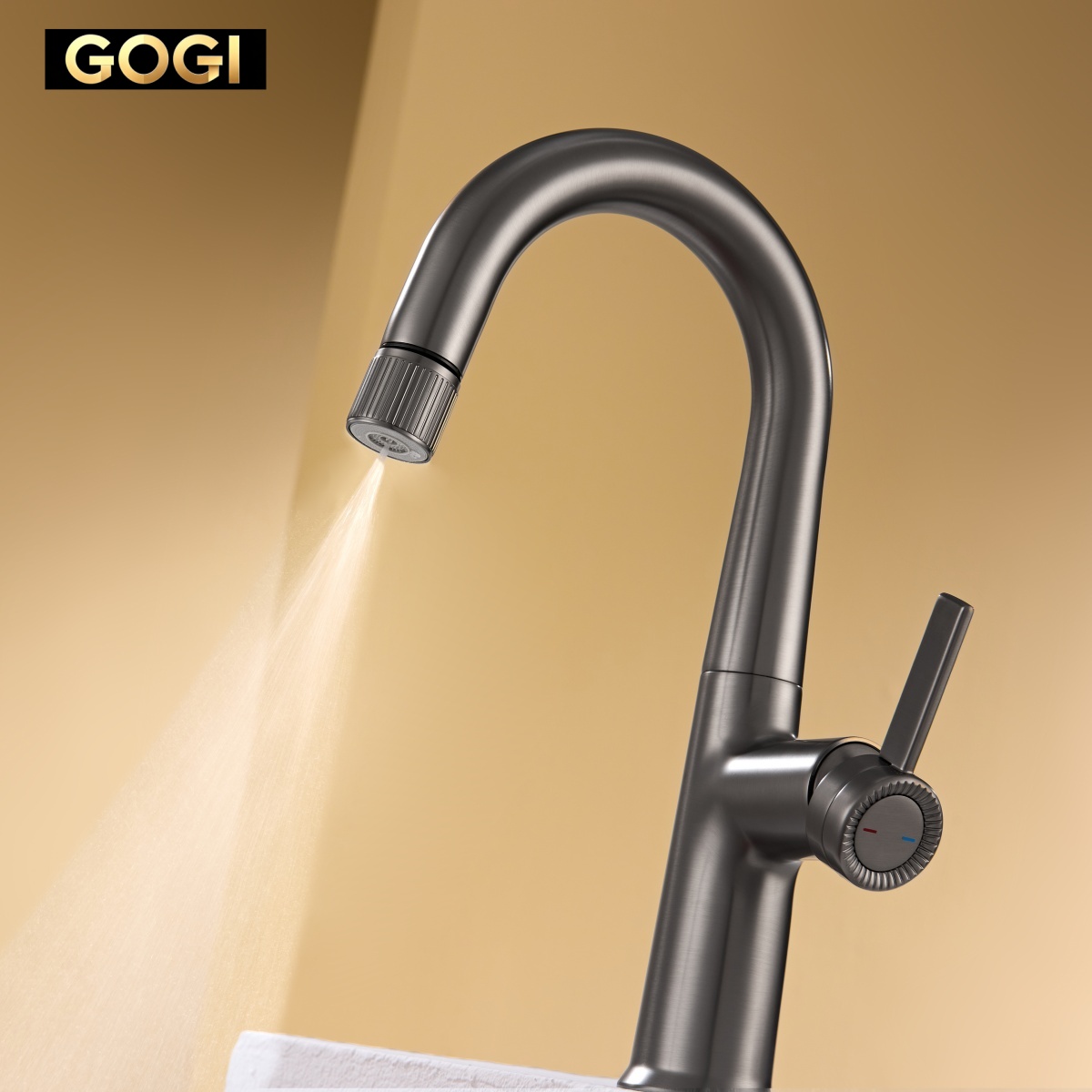GOGI Solid Brass Gun Gray Pull - Basin Mixer Cartridge ulasan dan harga