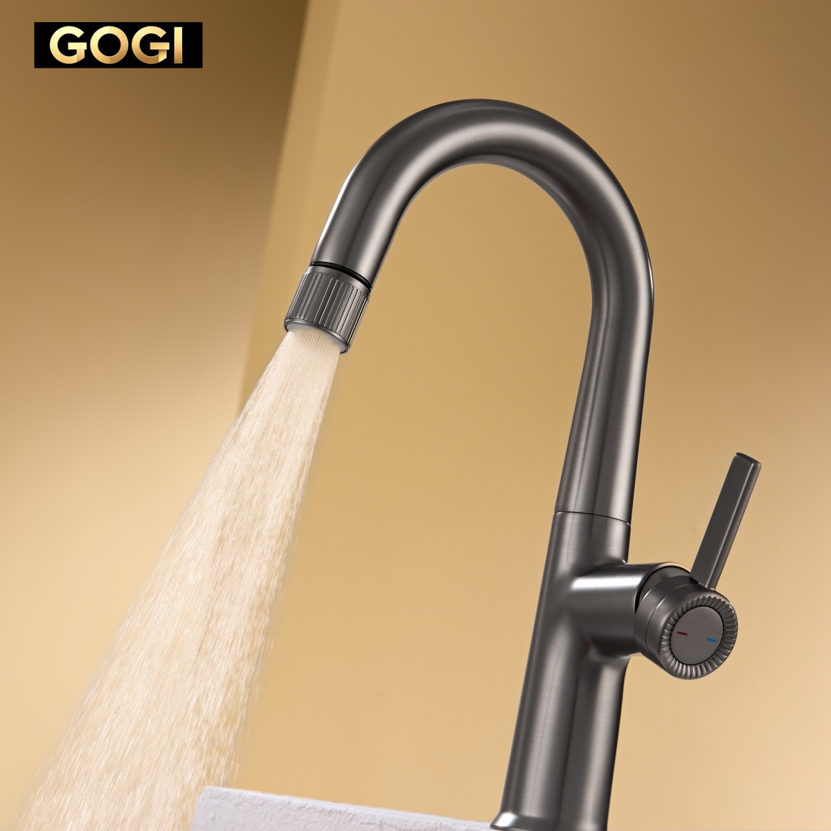 GOGI Solid Brass Gun Gray Pull - Basin Mixer Cartridge ulasan dan harga